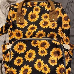 SUNFLOWER DIAPER BAG